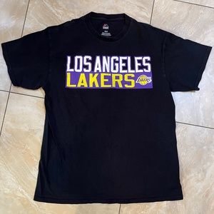 Black Los Angeles Lakers Lonzo Ball NBA Short Sleeve Tee Shirt Jersey
